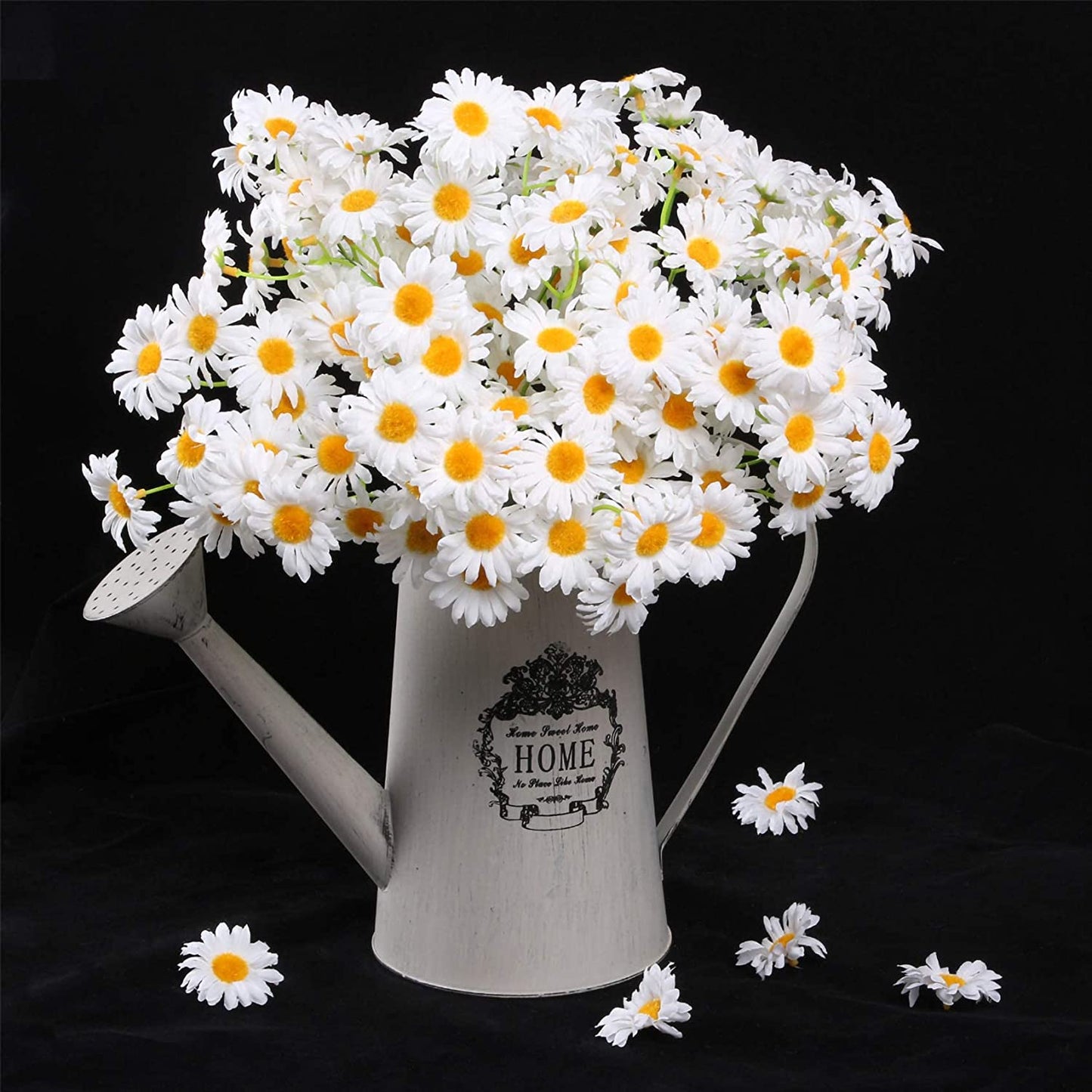 AmyHomie Artificial Flowers,10 pcs Silk Daisy, Artificial Gerber Daisy for  Home Decoration, Fake Wildflowers Spring Flowers for Wedding